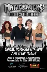 Magic Rocks Starring Illusionist Leon Etienne, Nov 17th 2019